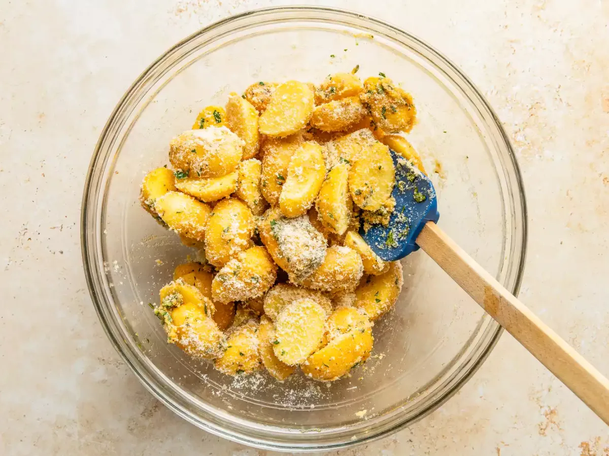 Cheddar Parmesan Potatoes