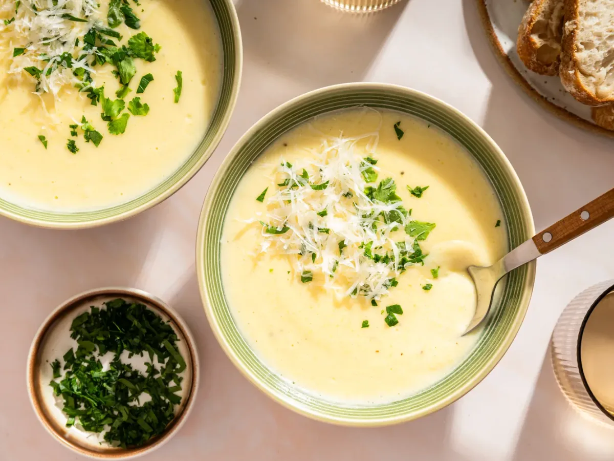 Cheese & Potato Wild Rice Soup