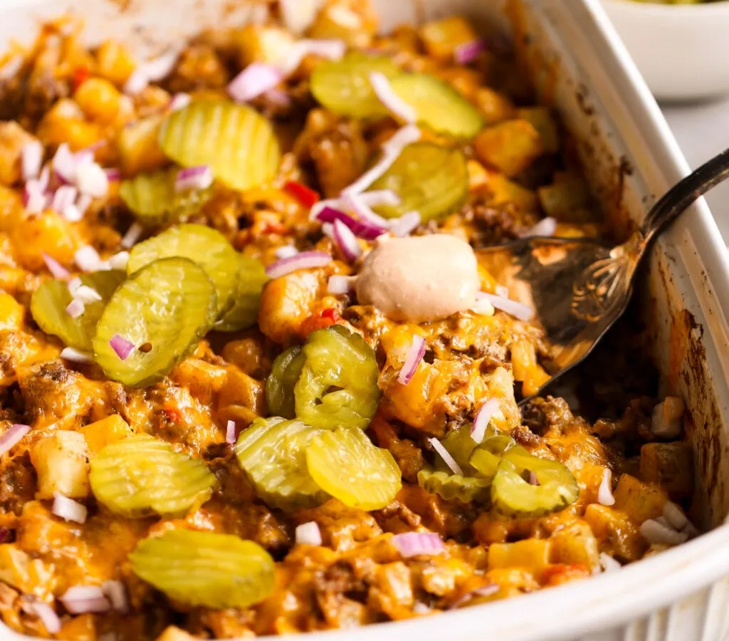 Cheeseburger Casserole