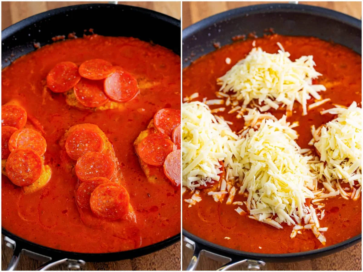 Cheesy Pepperoni Chicken