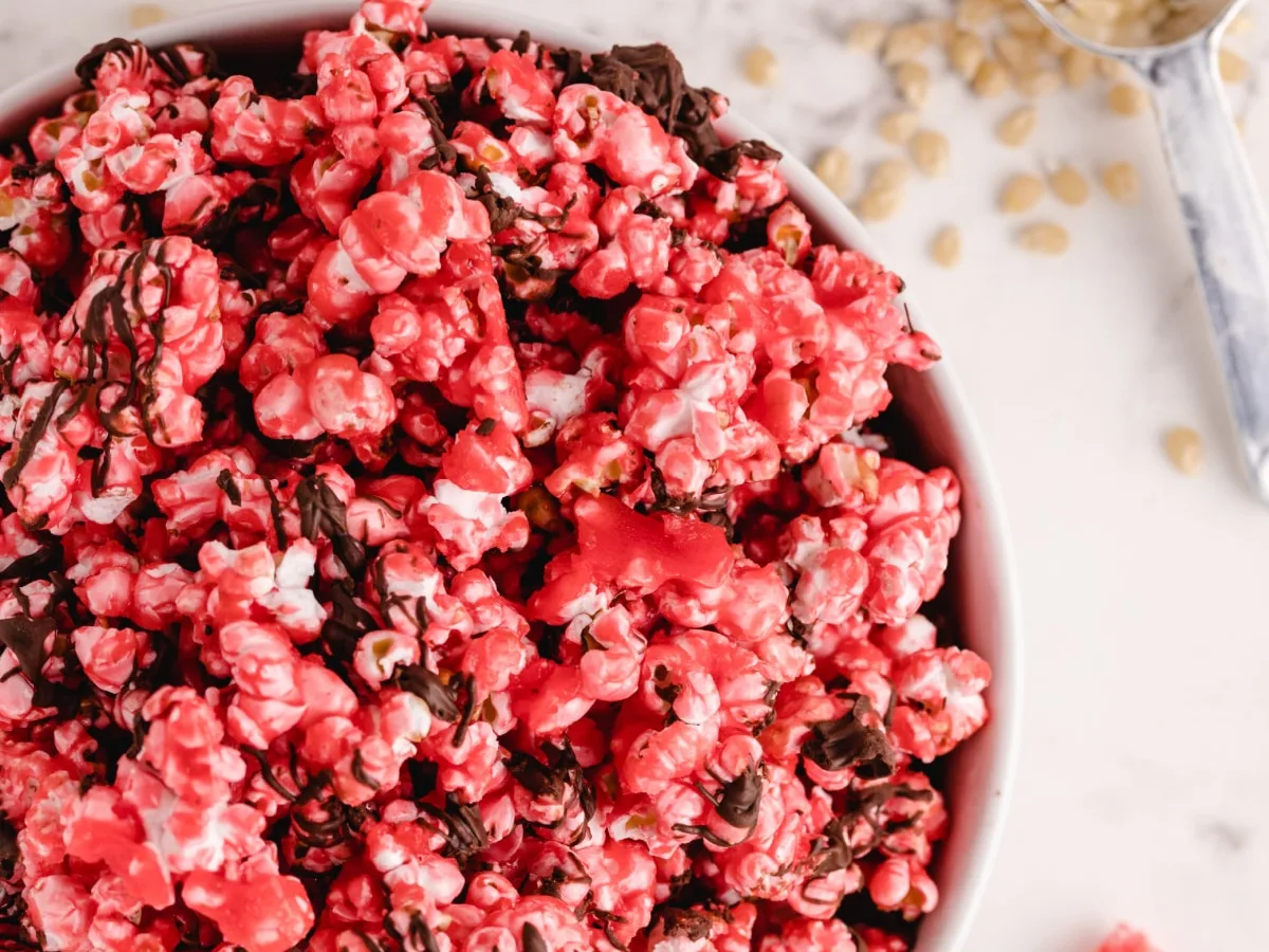 CHERRY ALMOND POPCORN CLUSTERS
