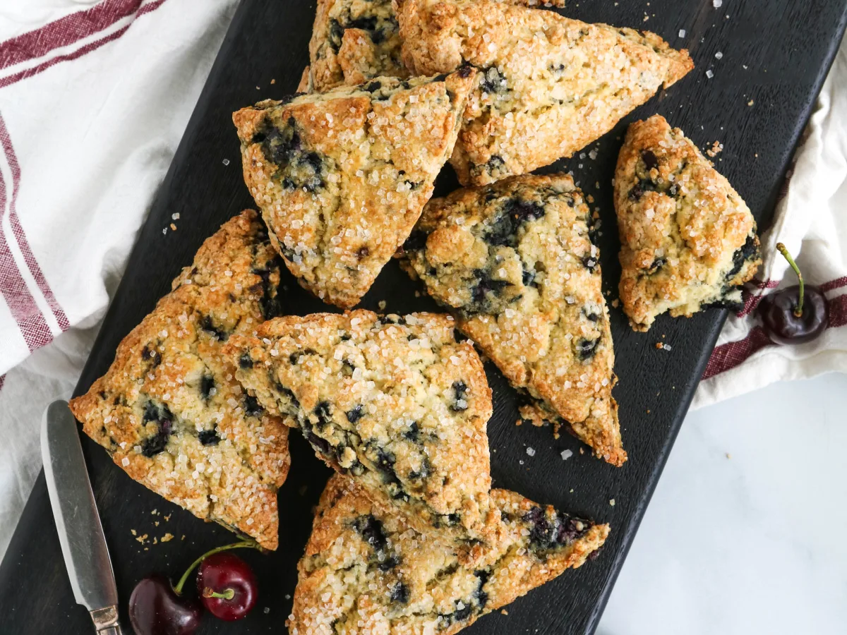Cherry Cream Scones