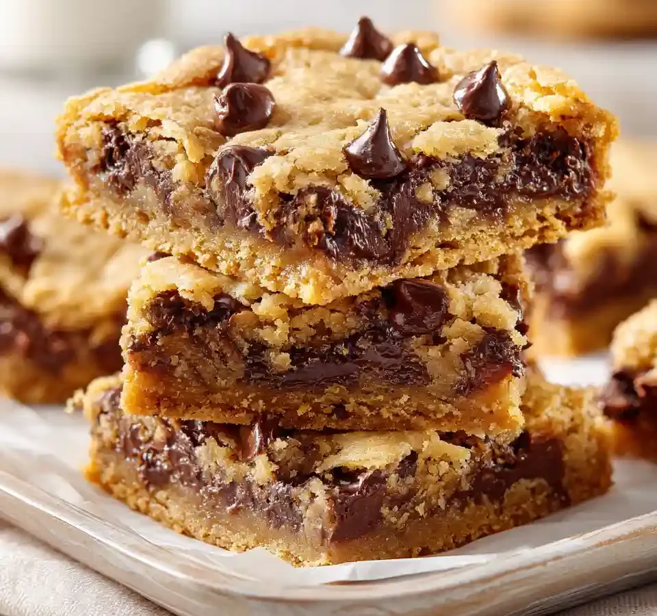 CHEWY CHOCOLATE CHIP BARS IN A JAR