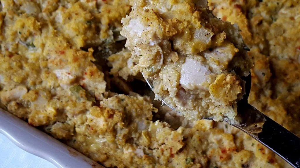 Chicken and Dressing Casserole