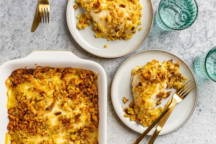 Chicken and Stuffing Casserole