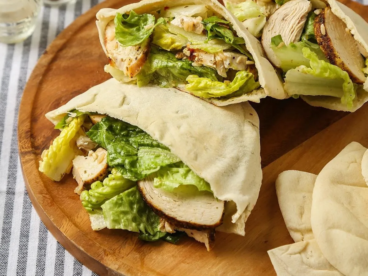 Chicken Caesar Pita