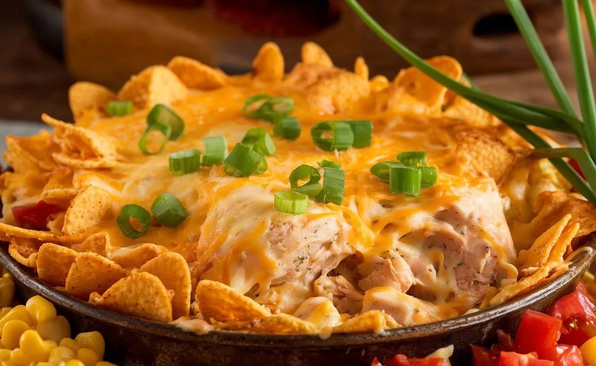 Chicken−Corn Chip Casserole