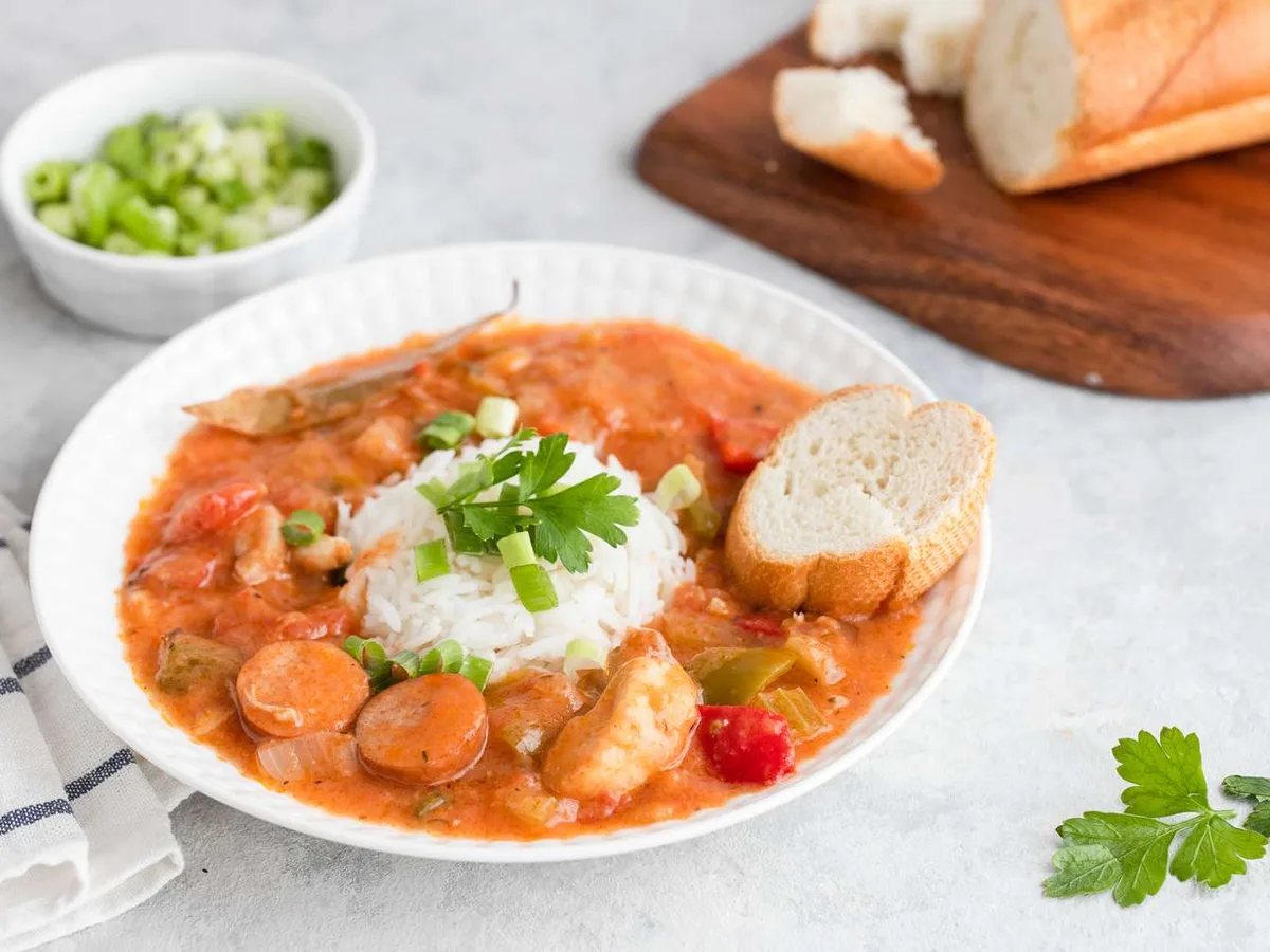 Chicken Gumbo with Tomatoes