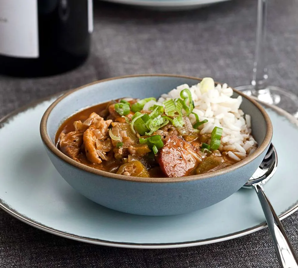 Chicken-Okra Gumbo Plains-Style