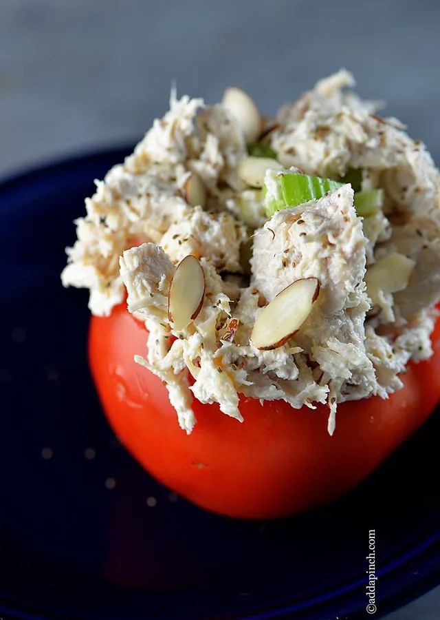 Chicken Salad Stuffed Tomatoes