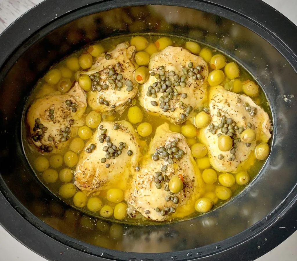 Slow Cooker Chicken and Sausage