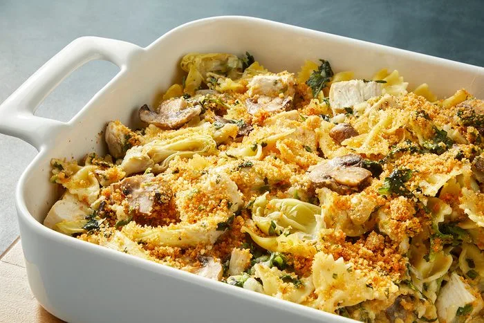 Chicken-Seafood-Artichoke Casserole