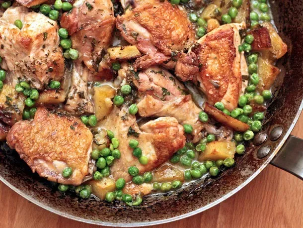 Chicken Vesuvio (Pollo Alla Vesuvio)