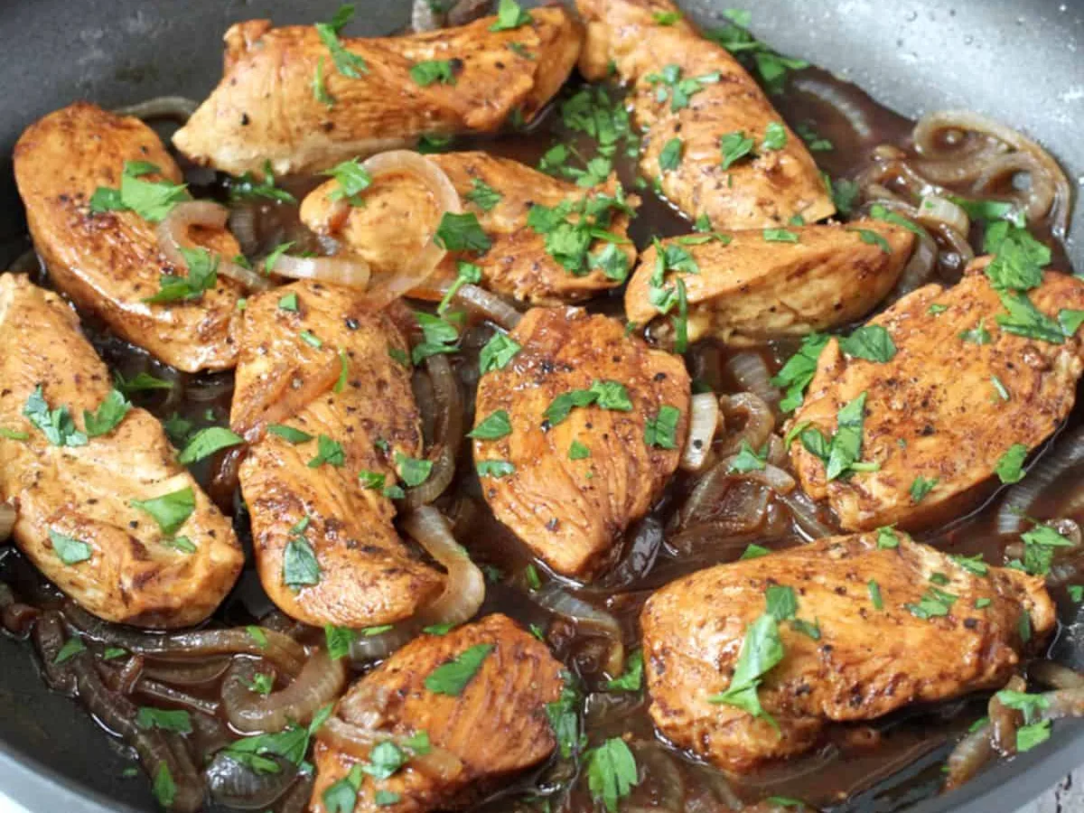 Chicken with Balsamic Vinegar Sauce