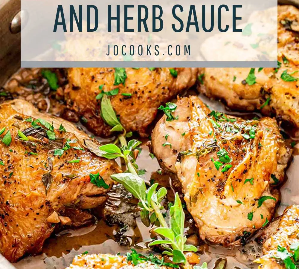 Chicken with Browned Garlic Sauce