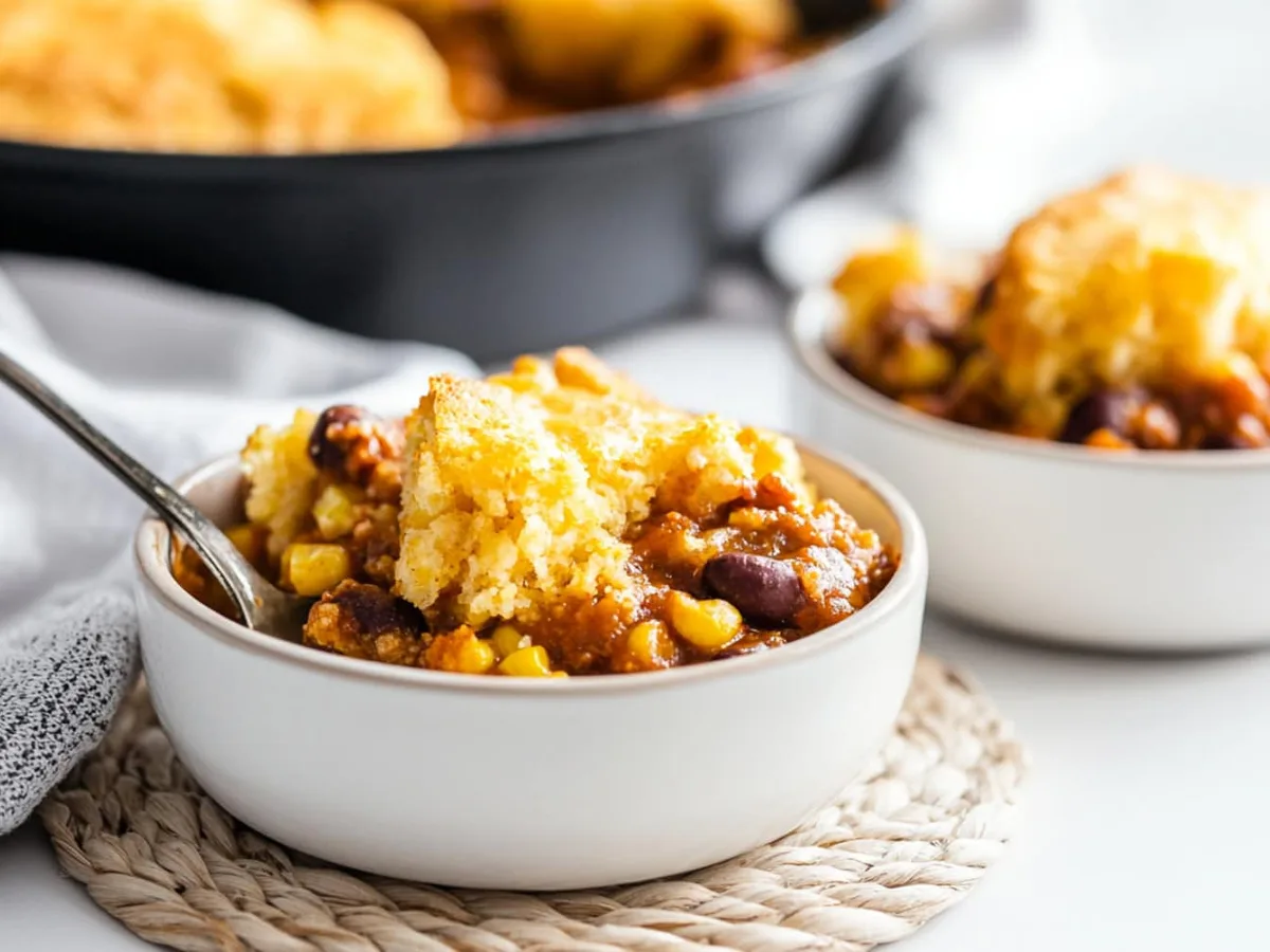 Chili Cornbread Casserole