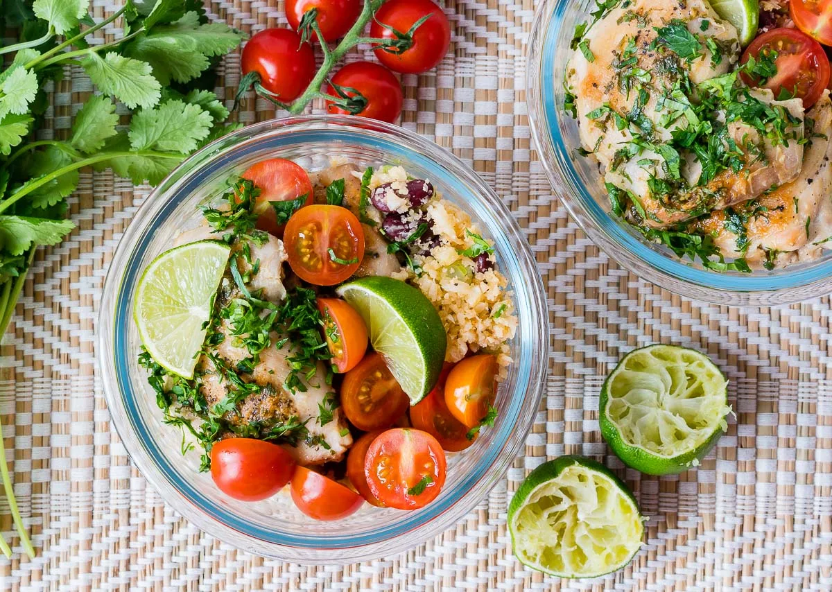 CHILI LIME CHICKEN BOWLS