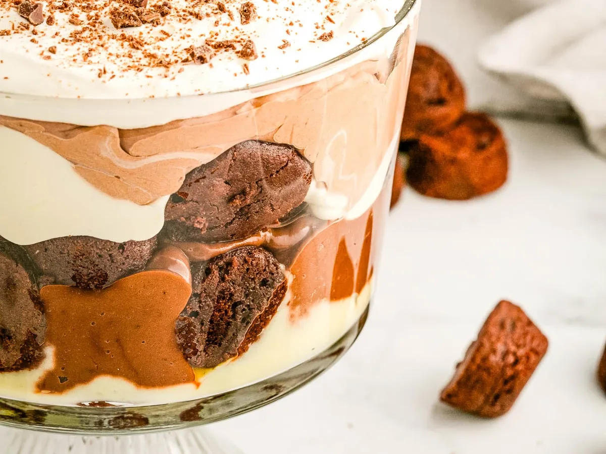 Chocolate Brownie Trifle