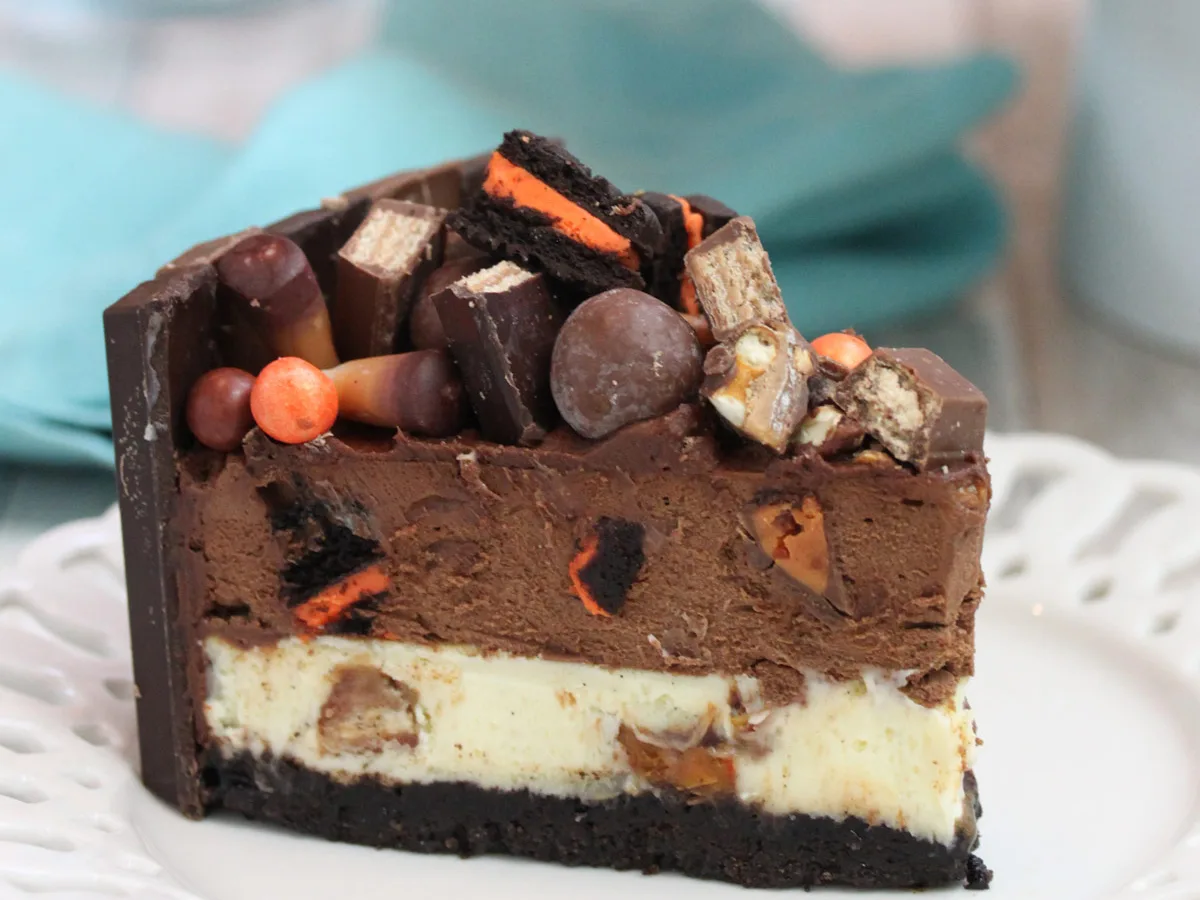 Chocolate Candy Cheesecake