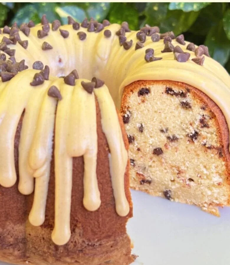 CHOCOLATE CHIP PEANUT BUTTER CAKE