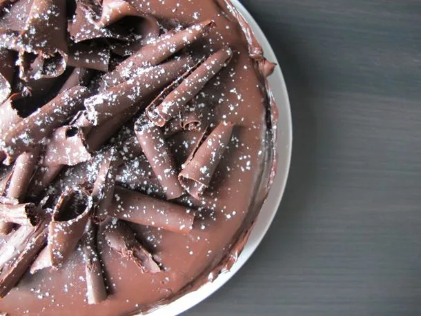 Chocolate, Chocolate Mousse Layer Cake With Vanilla Bean