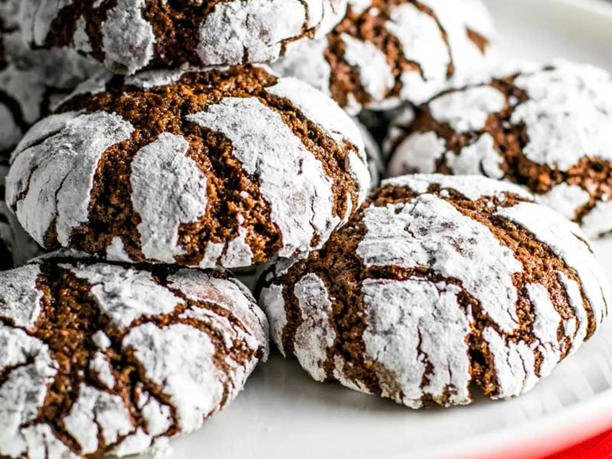 Chocolate Crinkle Cookies