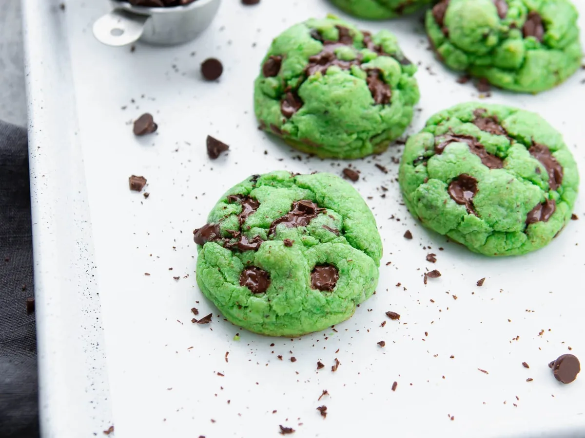 Chocolate-Mint Cookies