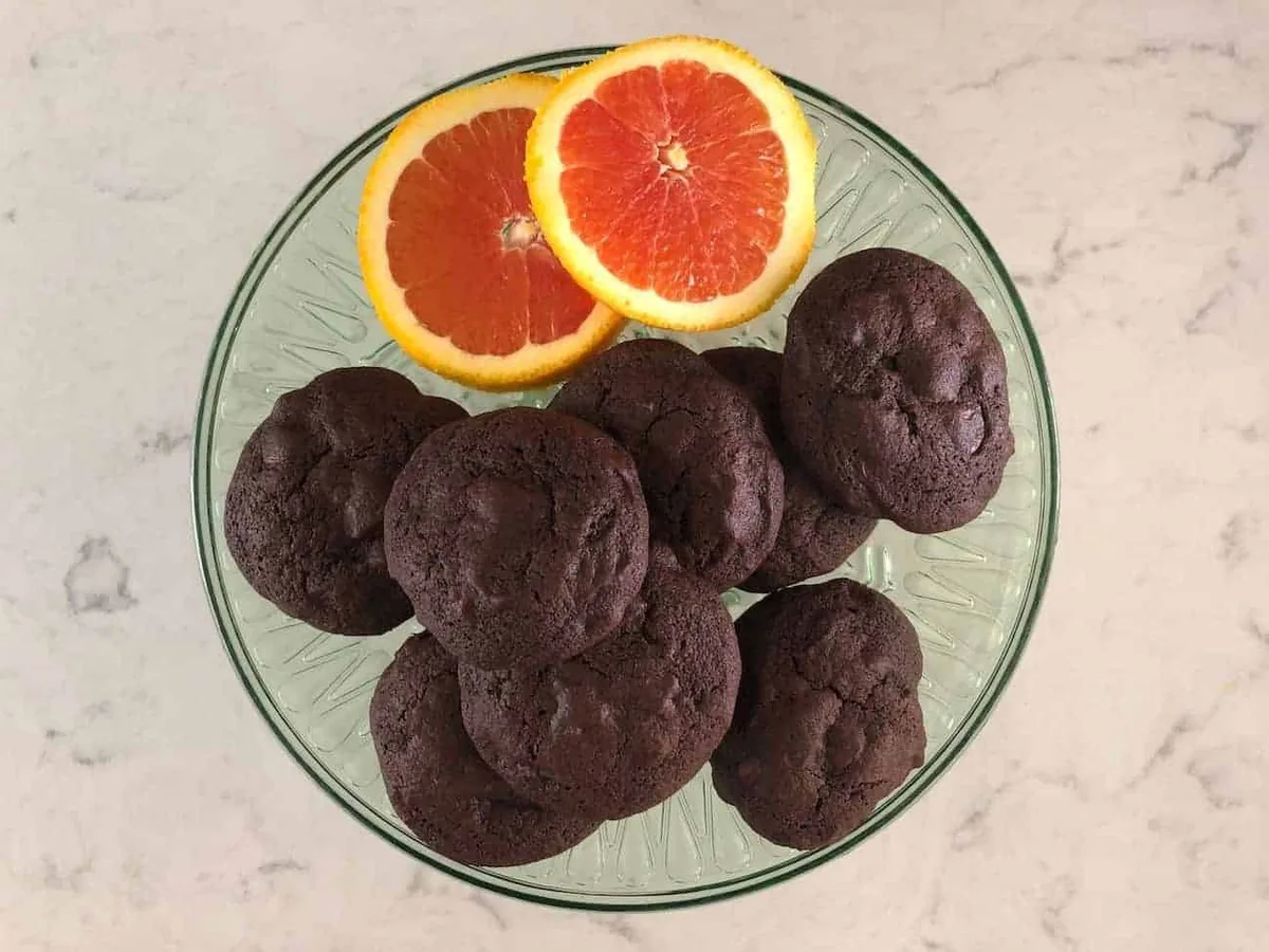 Chocolate-Orange-Chocolate Chip Cookies