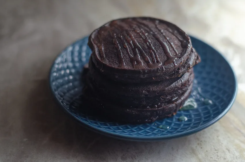 Yummy Chocolate Pancakes
