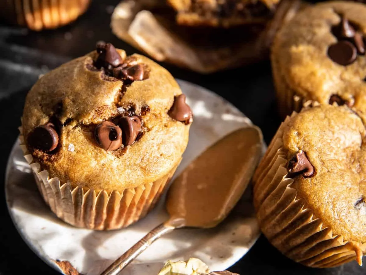 Chocolate Peanut Butter Muffins