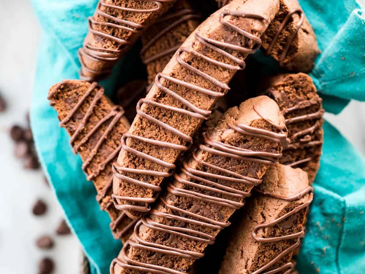 Chocolate Walnut Biscotti