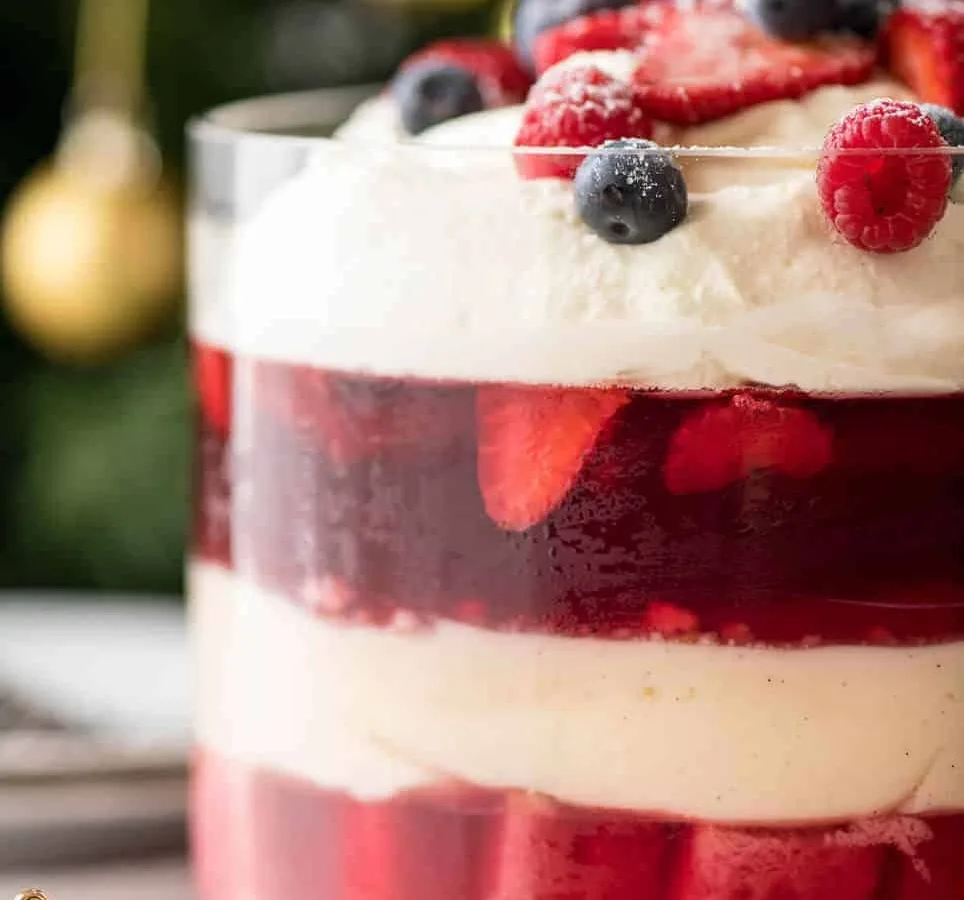 Christmas Raspberry Trifle
