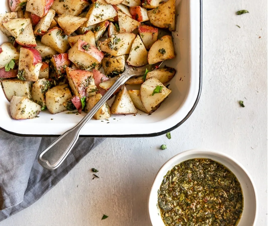 Cilantro And Roasted Potato Salad