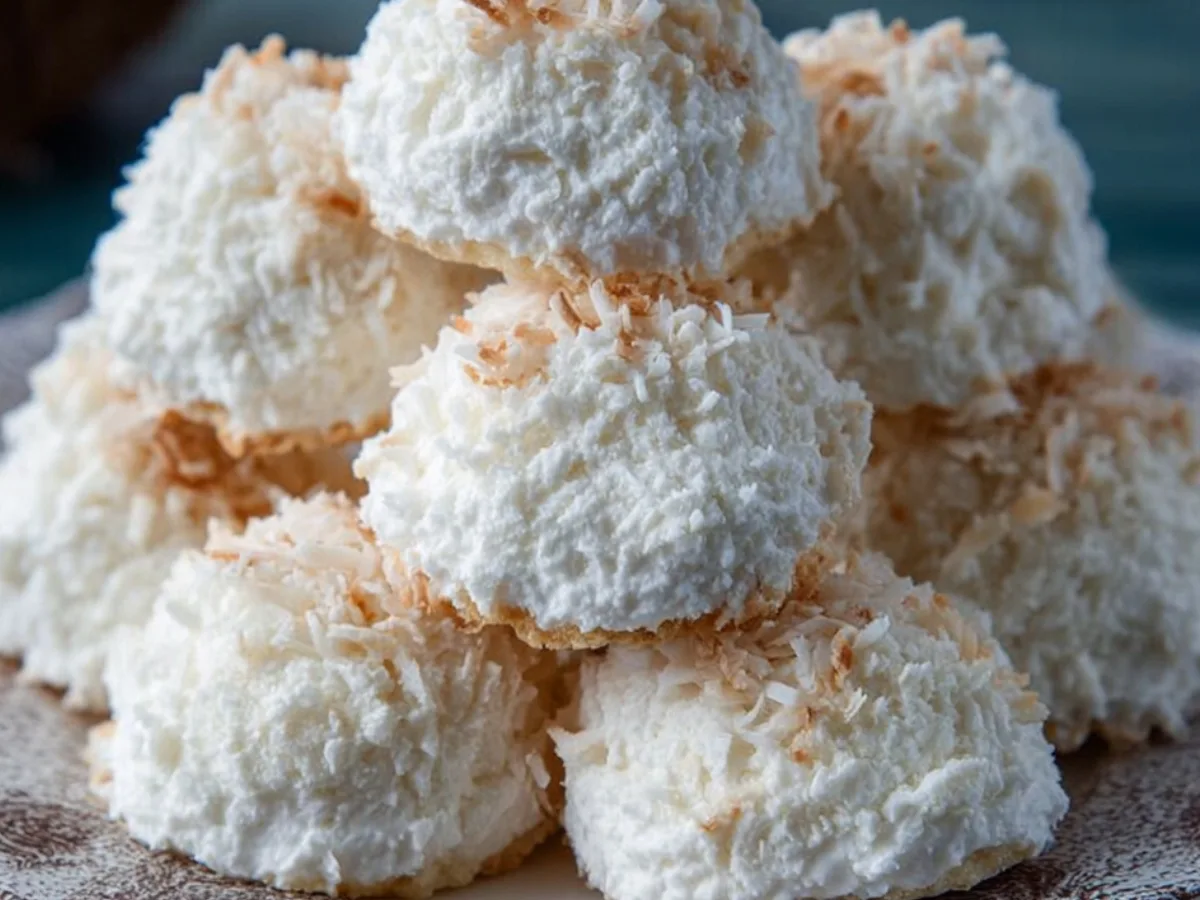 Coconut Meringue Cookies