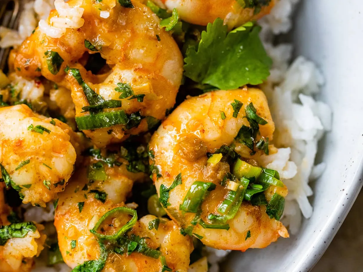 COCONUT THAI SHRIMP AND RICE