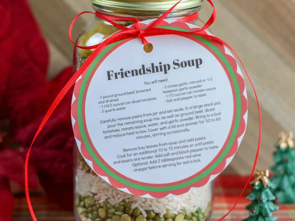 COLORFUL SOUP MIX IN A JAR