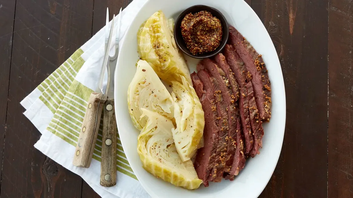 CORNED BEEF AND CABBAGE