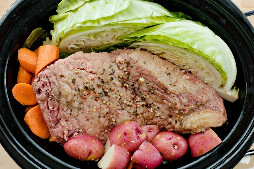 Corned Beef and Cabbage (Crockpot)