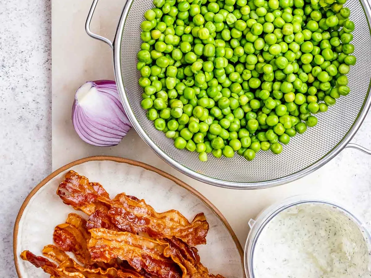 Cottage Cheese & Peas