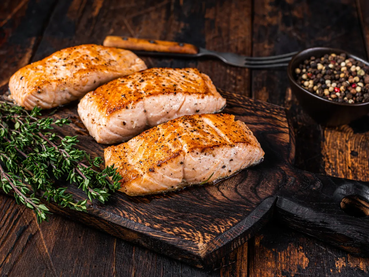 Crackling Salmon