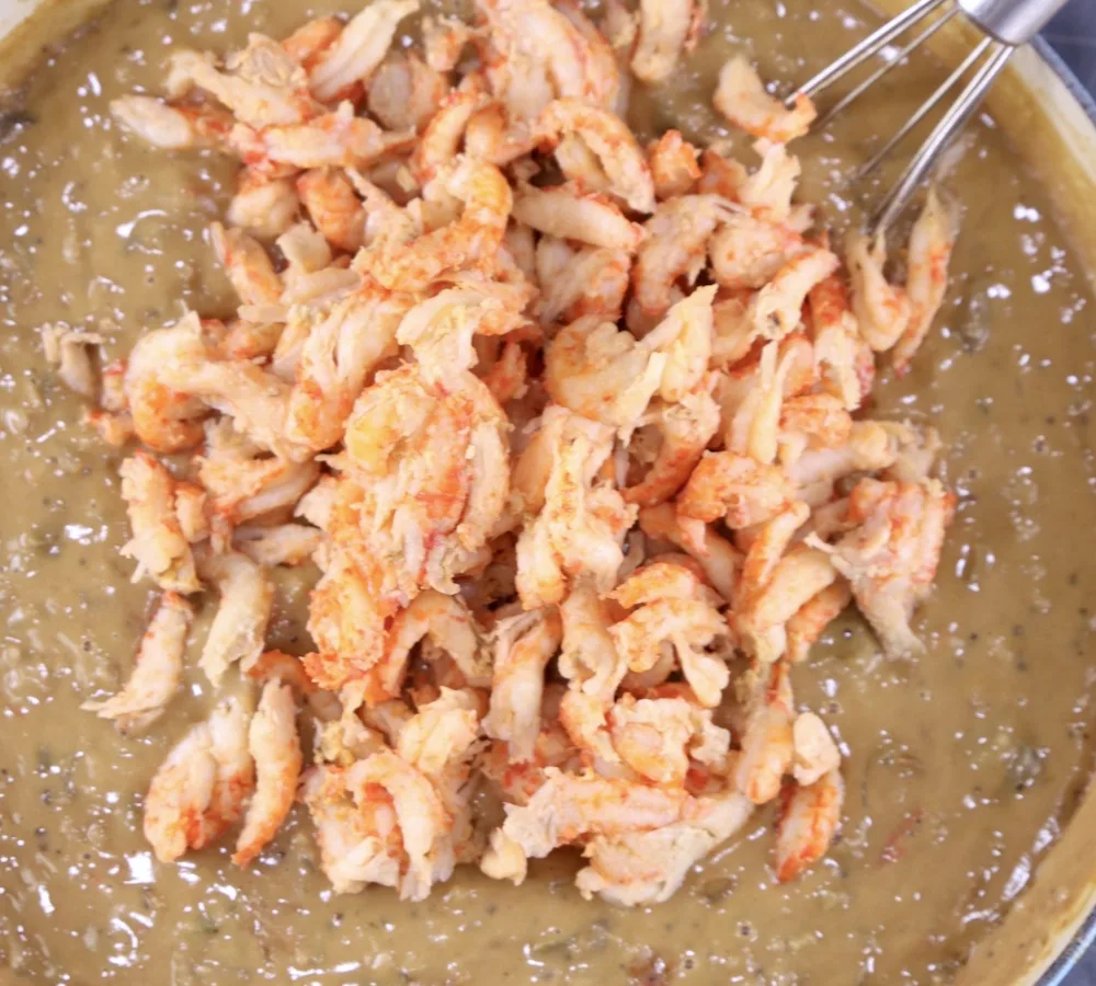 Crawfish Pie Baked Bass