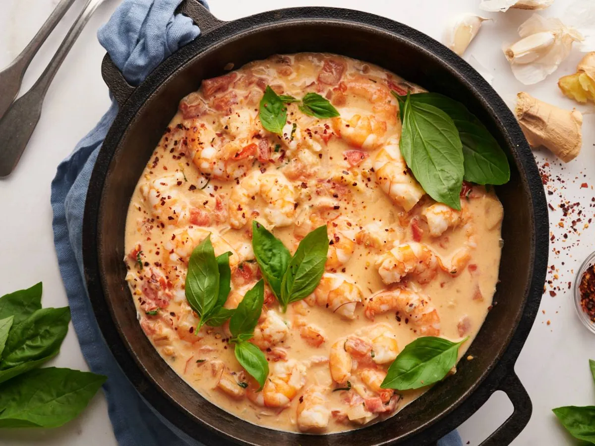 Creamy Ginger Shrimp