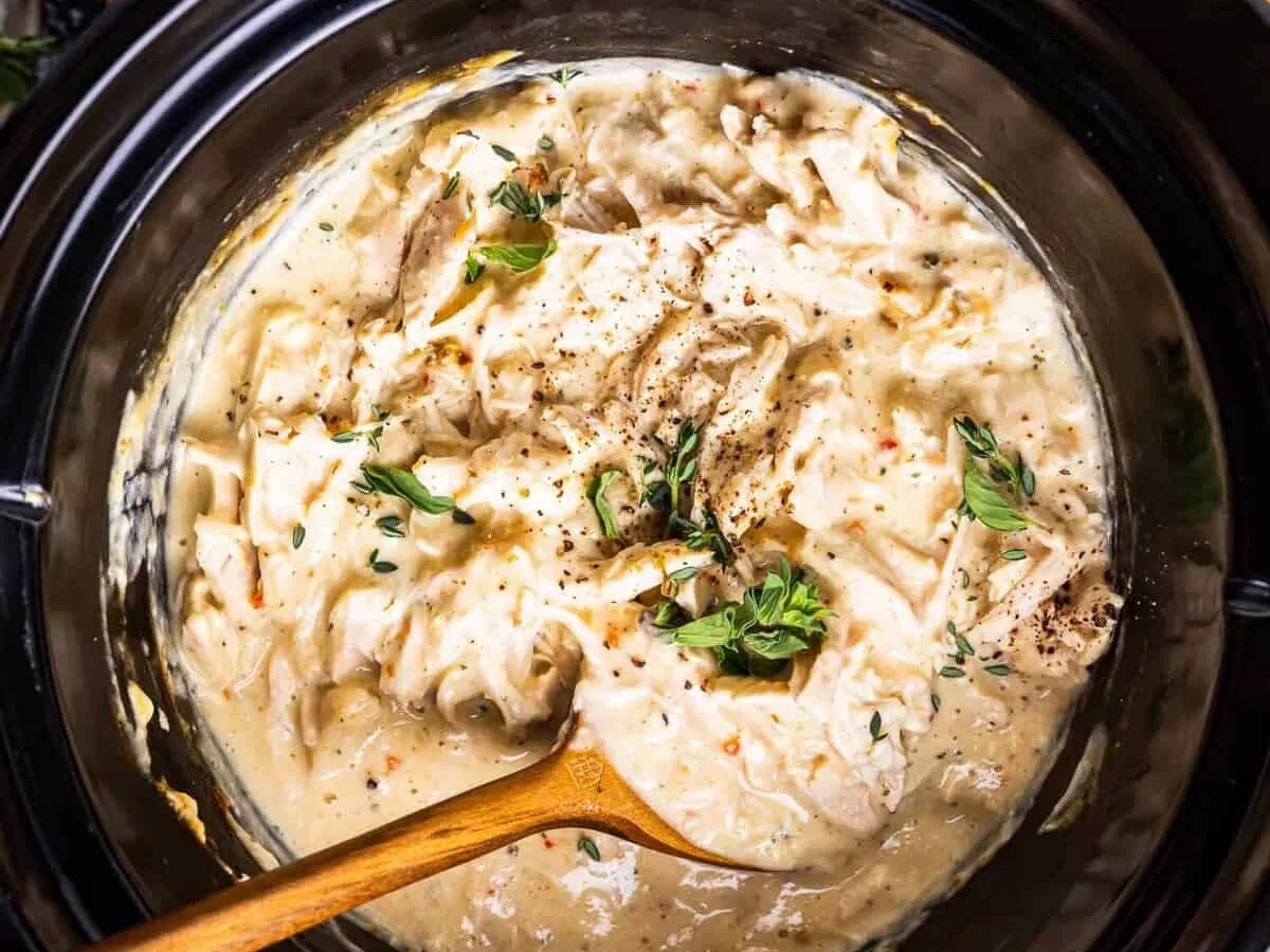 Creamy Italian Crockpot Chicken