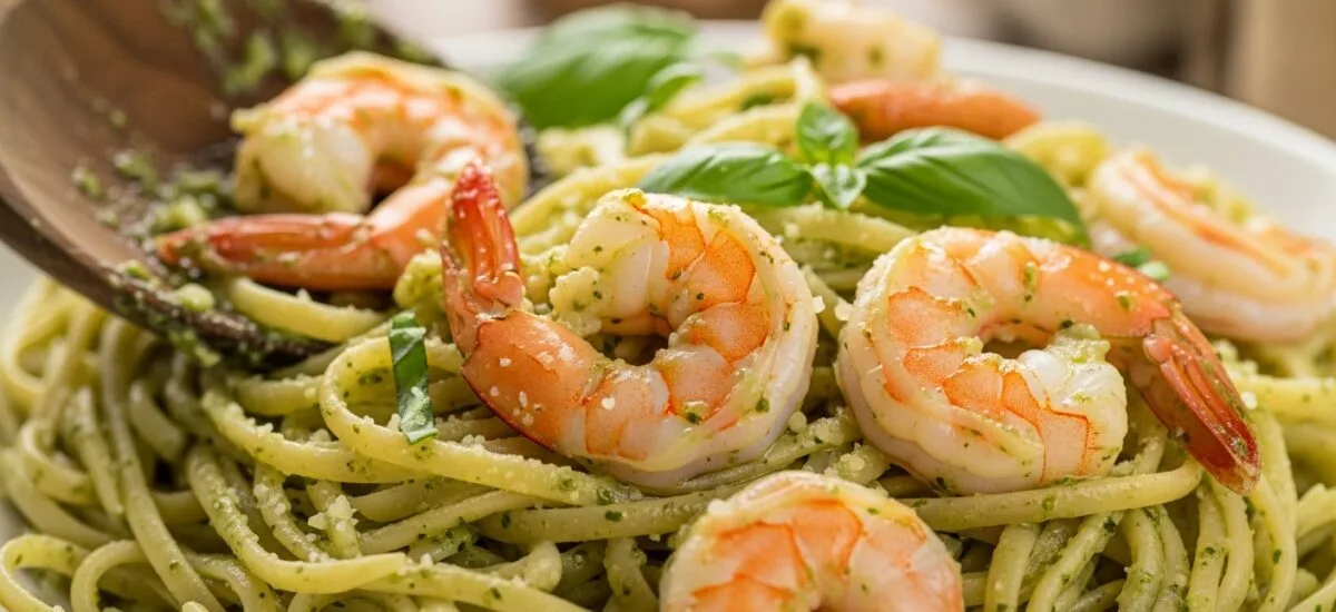 Creamy Pesto Shrimp