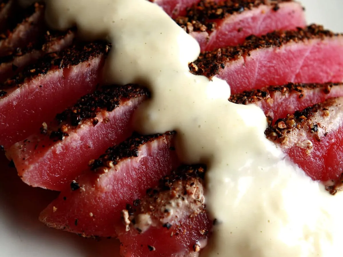 Crispy Wasabi Potato Crusted Tuna