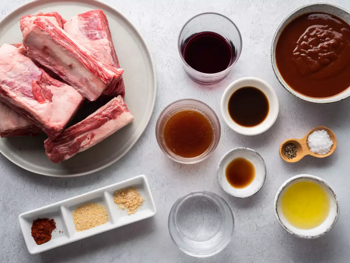Crockpot Barbecued Short Ribs