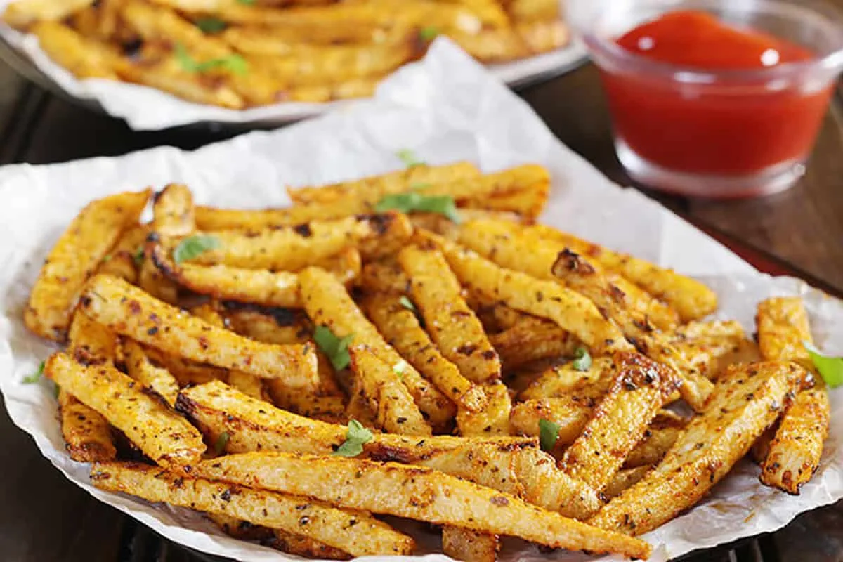 Crunchy Jicama Fries