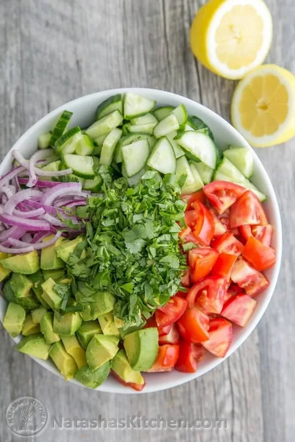 Cucumber and Avocado Salad