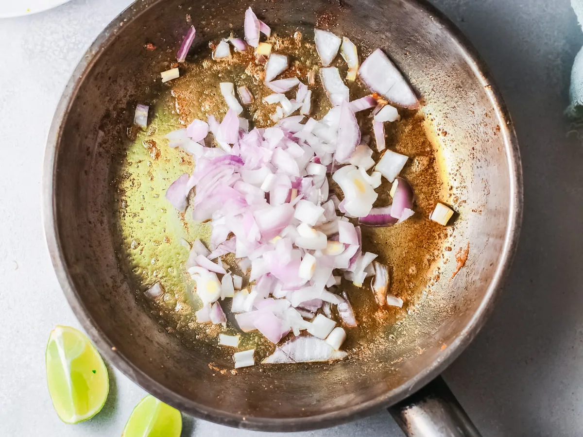 Curry of Shrimp with Orange Rice