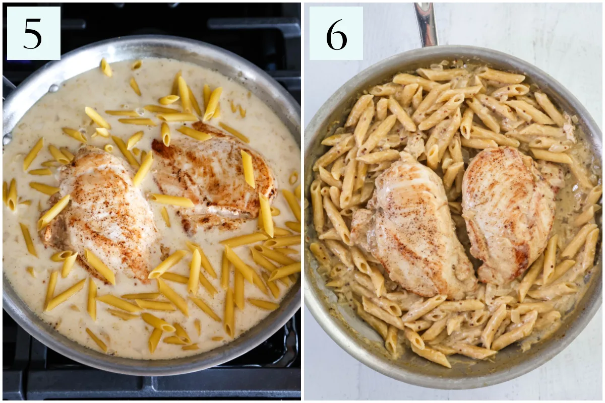Dijon Chicken Pasta